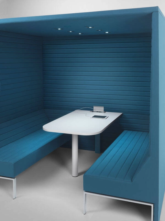 Box de réunion STRIPES BOX avec toit Tonga YS160 MARELLI