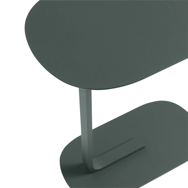 Table d'appoint guéridon RELATE Vert foncé MUUTO