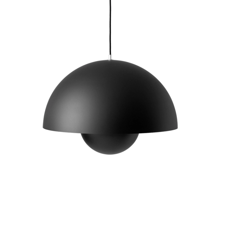Suspension FLOWERPOT VP2 Noir mat AND TRADITION