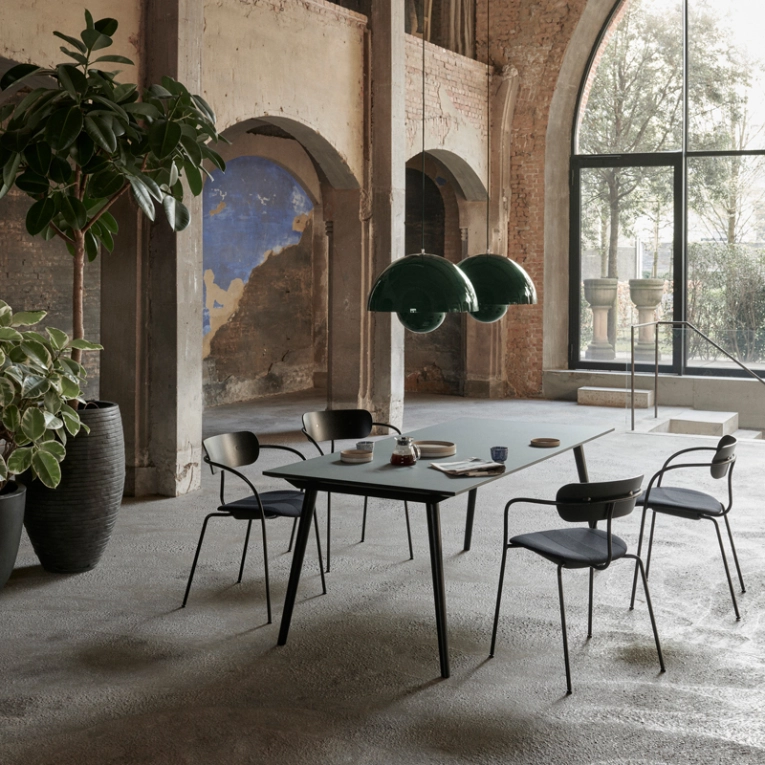 Suspension FLOWERPOT VP2 Noir mat AND TRADITION