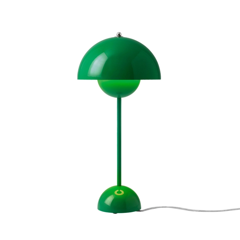 Lampe à poser FLOWERPOT VP3 Vert signal AND TRADITION