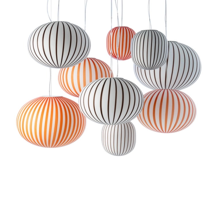 Suspension FILIGRANA CLOUD C9 Noir, rouge ESTABLISHED & SONS