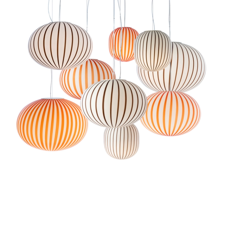 Suspension FILIGRANA CLOUD C9 Noir, rouge ESTABLISHED & SONS