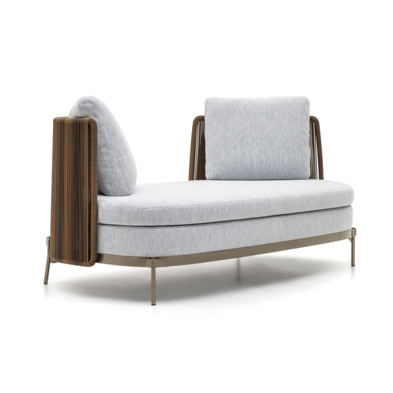 Canapé extérieur TAPE CORD OUTDOOR Ouvert MINOTTI