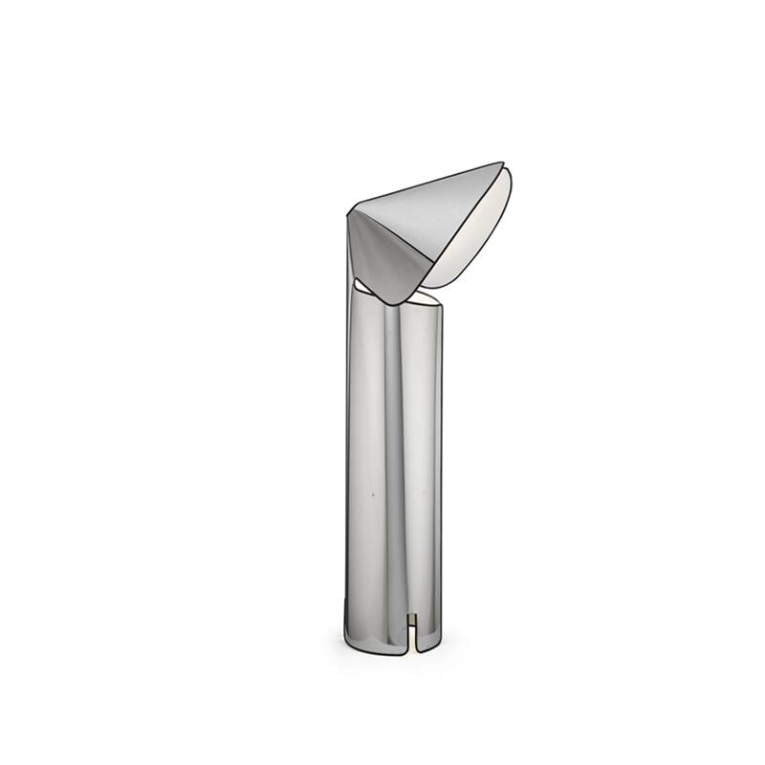 Lampe à poser CHIARA T Gris aluminium/ bord anthracite  FLOS