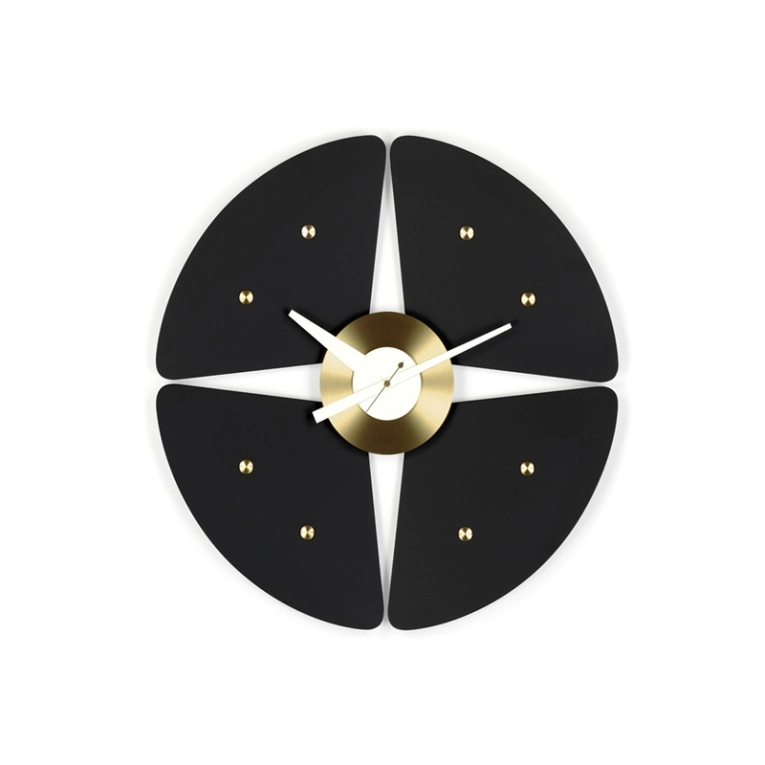 Horloge Horloge PETAL CLOCK Noir VITRA