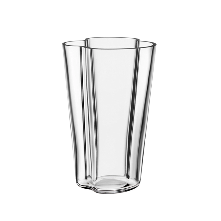 Vase Vase AALTO H 22 Transparent IITTALA