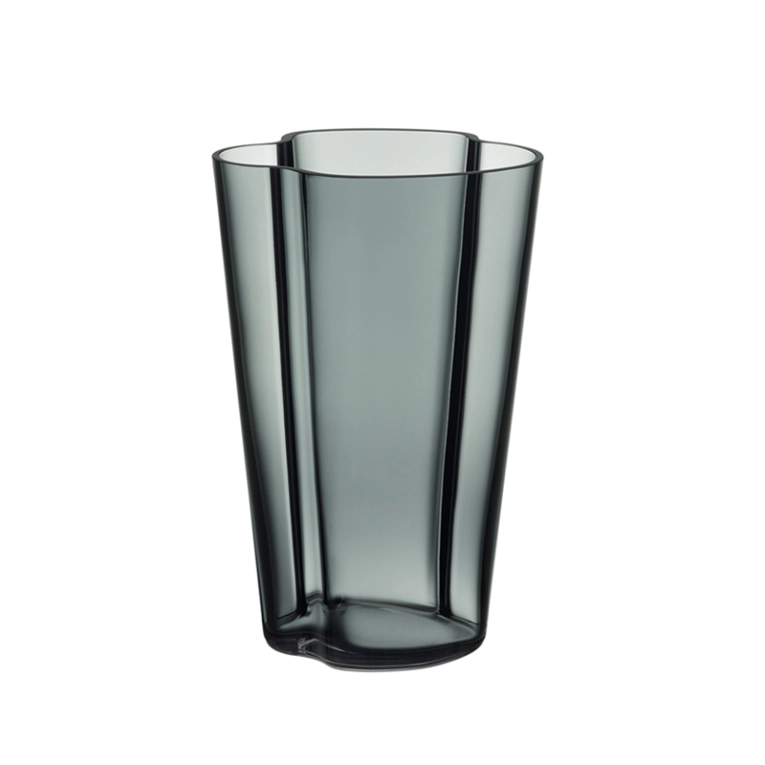 Vase Vase AALTO H 22 Gris foncé IITTALA