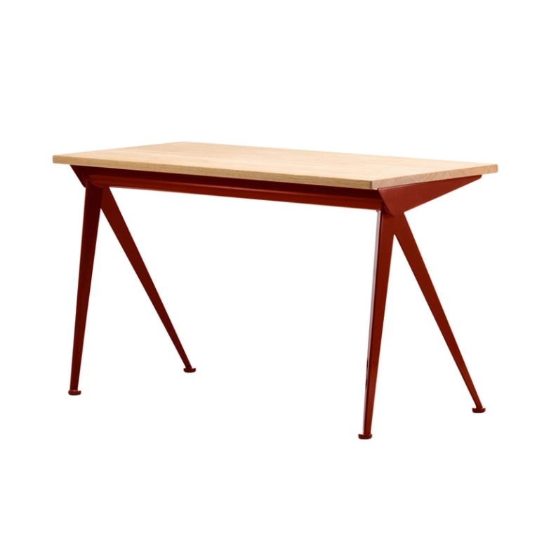 Bureau COMPAS DIRECTION Rouge japonais VITRA