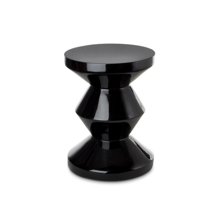 Tabouret ZIG ZAG Noir POLS POTTEN