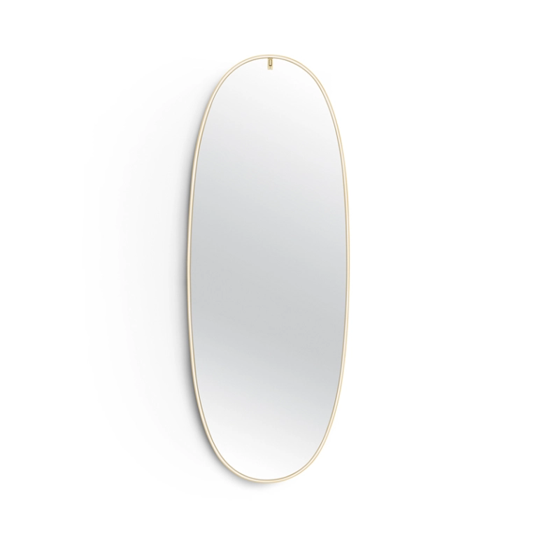 Miroir Miroir LA PLUS BELLE Or brossé  FLOS