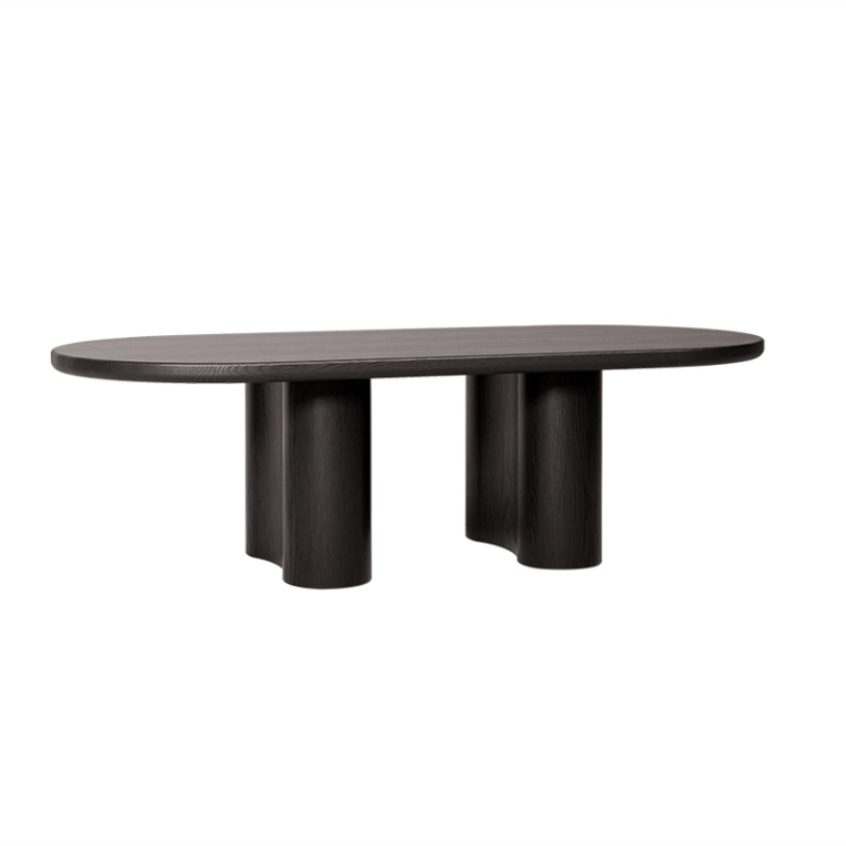 Table FERDINAND chêne noirci extra-mat YOUTH EDITIONS