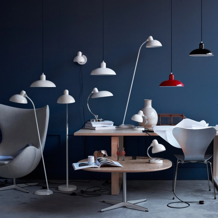 Lampadaire KAISER IDELL inclinable Blanc FRITZ HANSEN