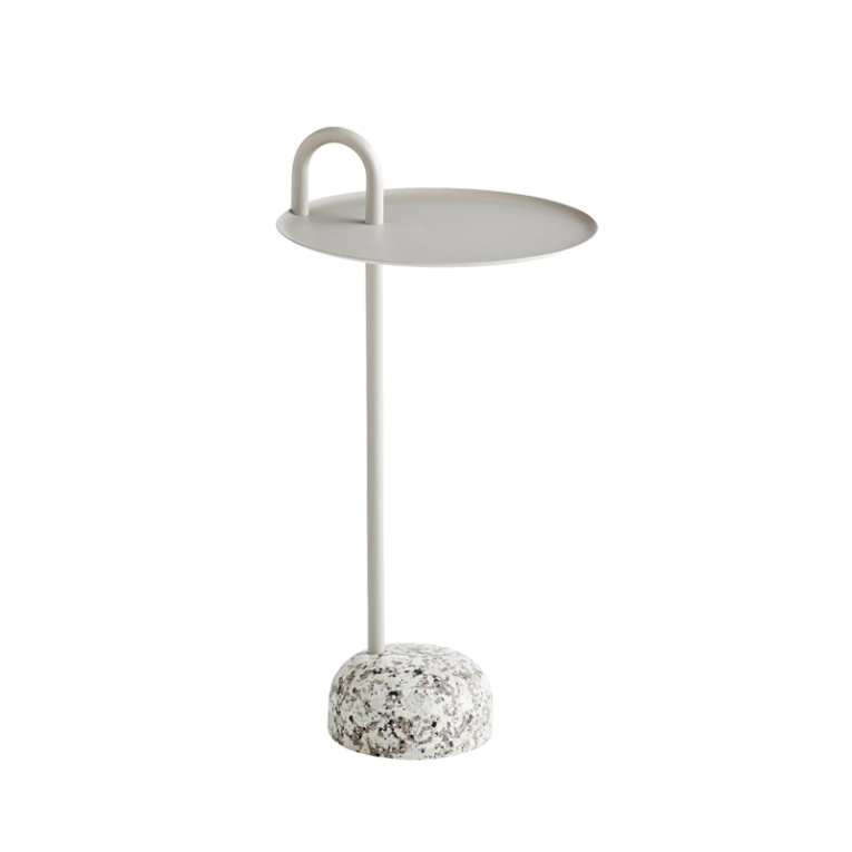 Table d'appoint guéridon BOWLER Beige HAY