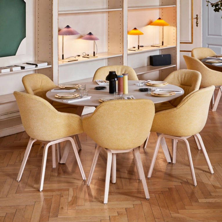 Chaise ABOUT A CHAIR AAC 123 SOFT Halllingdal 407 HAY