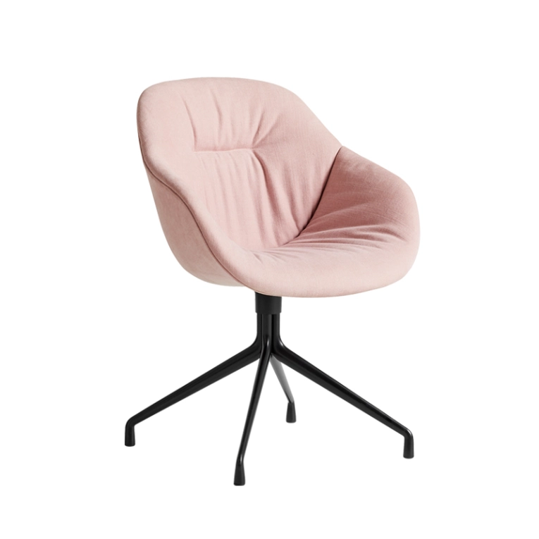 Chaise ABOUT A CHAIR AAC 121 SOFT Linara 415/ noir HAY