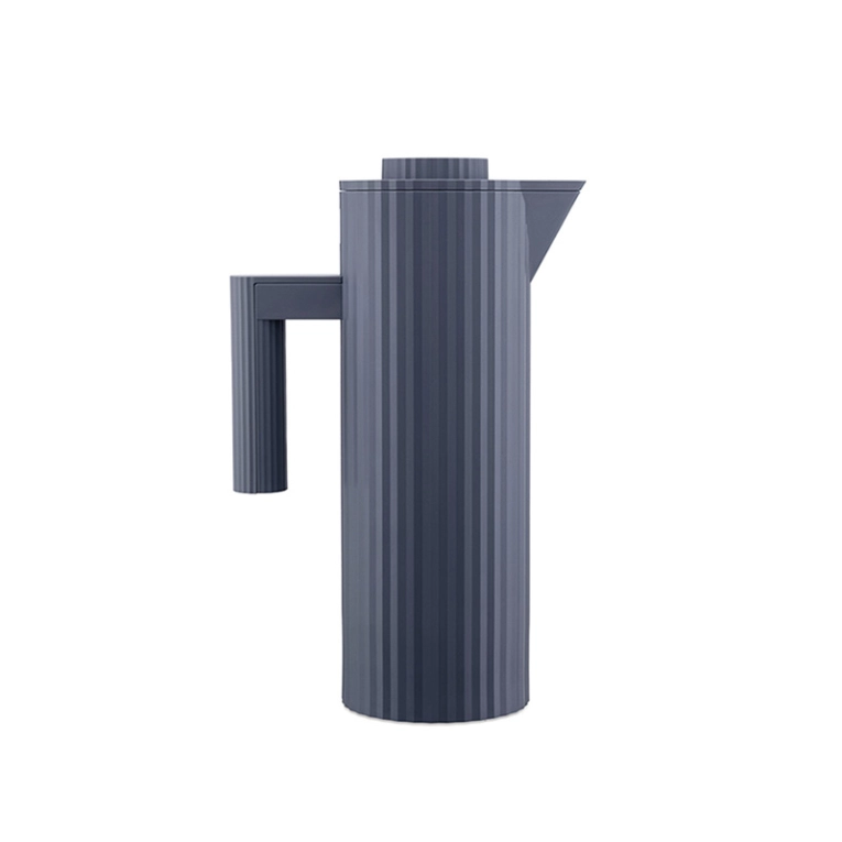 Café & Thé Pichet isotherme PLISSÉ Gris ALESSI