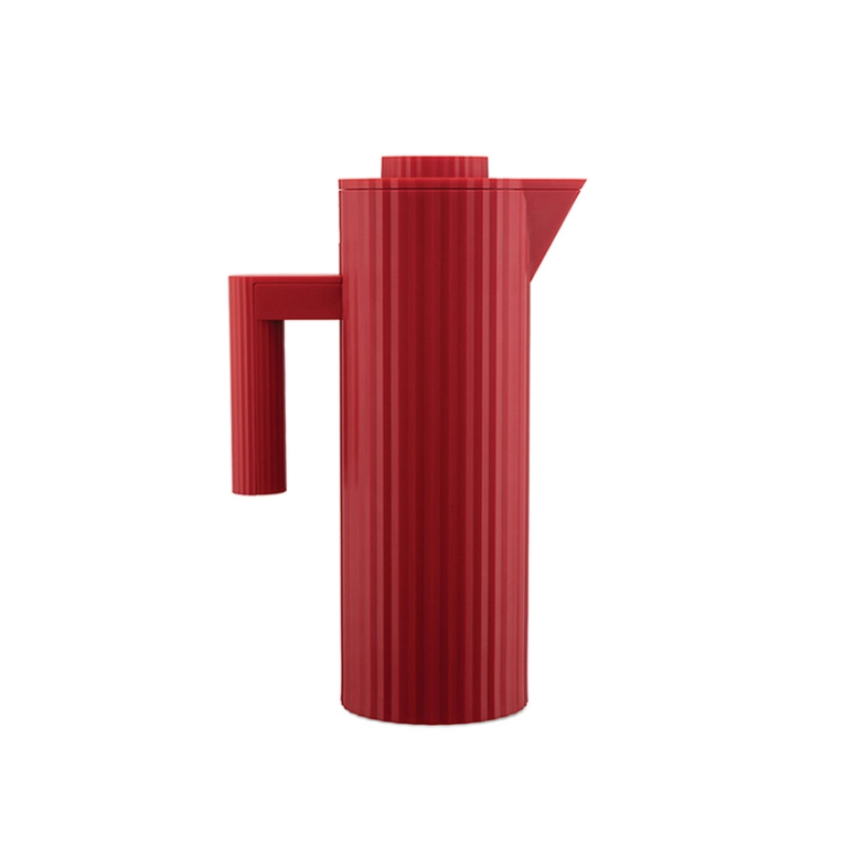Café & Thé Pichet isotherme PLISSÉ Rouge ALESSI