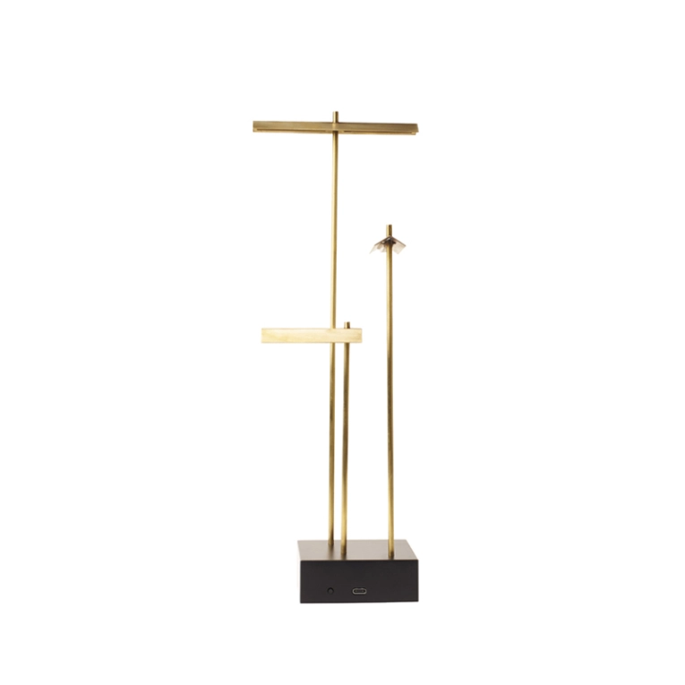 Lampe de bureau KNOKKE Métal doré DCW EDITIONS