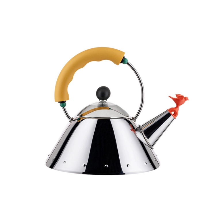 Café & Thé Bouilloire 9093/1 Jaune ALESSI