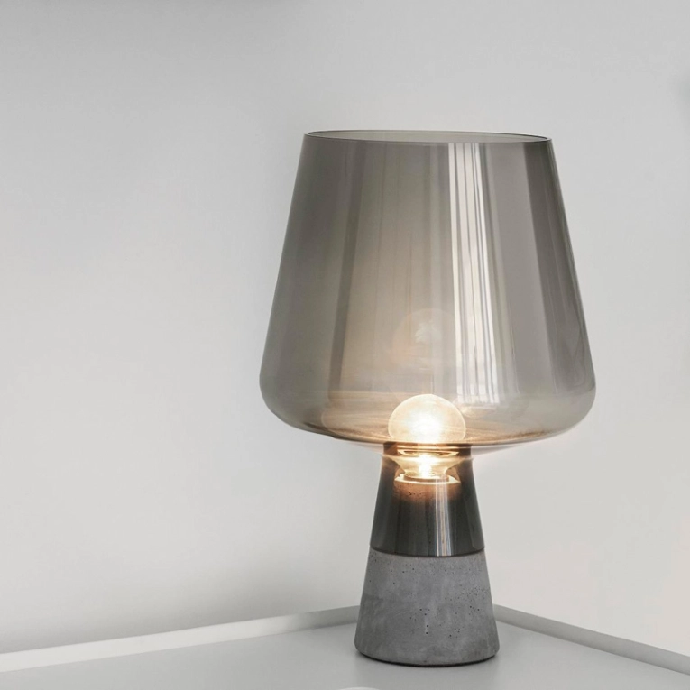 Lampe à poser LEIMU H 38 Gris IITTALA