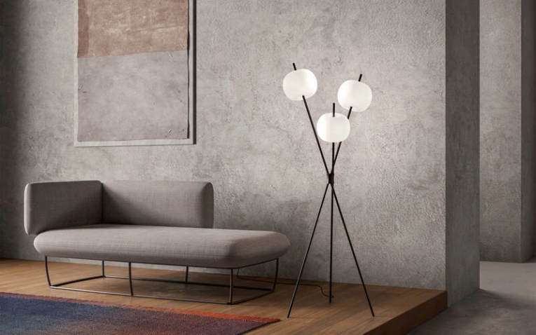 Lampadaire KUSHI Noir KDLN