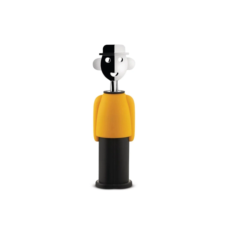 Accessoire de cuisine Tire-bouchon ALESSANDRO M. Jaune et noir ALESSI