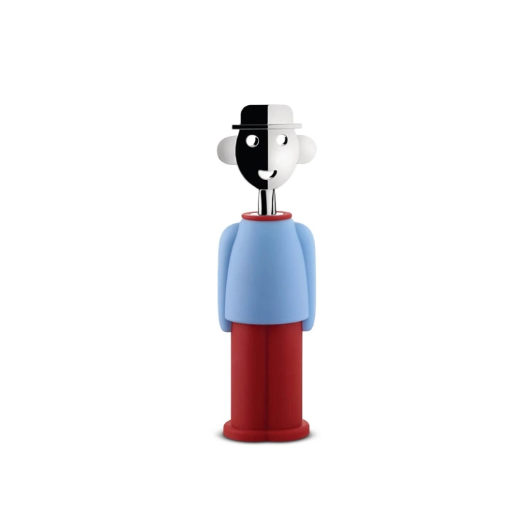 Accessoire de cuisine Tire-bouchon ALESSANDRO M. Bleu clair et rouge ALESSI