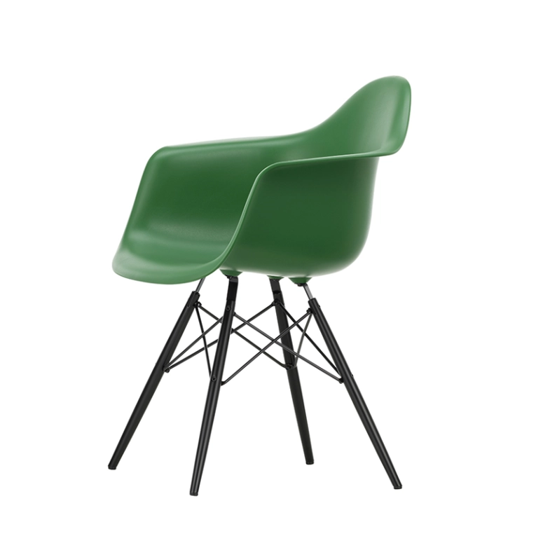 Chaise EAMES PLASTIC ARMCHAIR DAW Vert émeraude RE VITRA