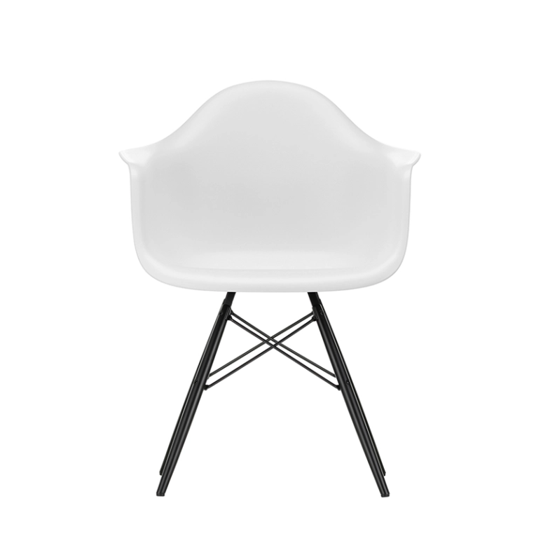 Chaise EAMES PLASTIC ARMCHAIR DAW Cotton white RE VITRA