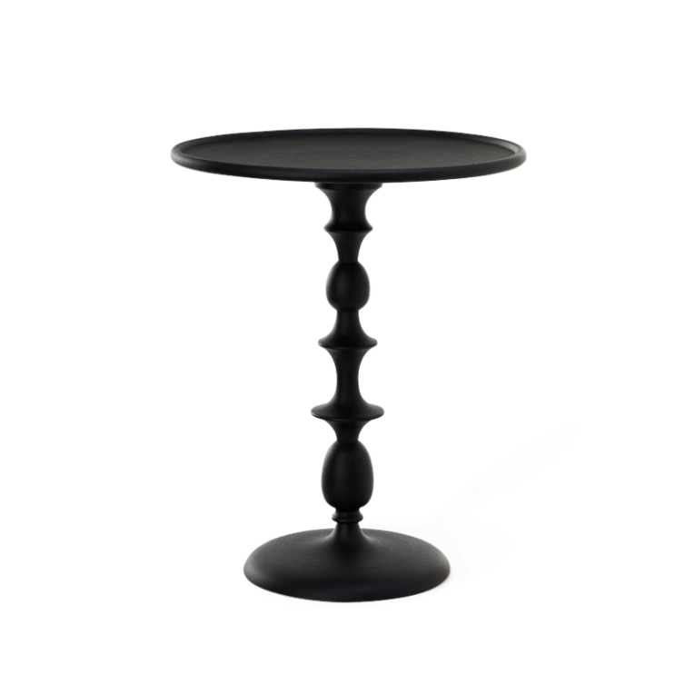 Table d'appoint guéridon CLASSIC Noir POLS POTTEN