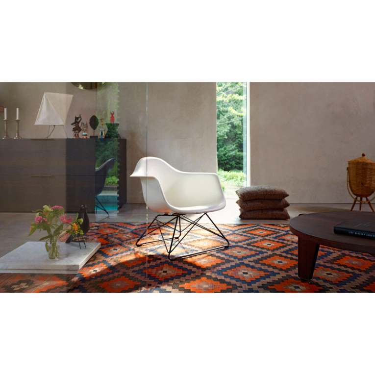 Fauteuil EAMES PLASTIC ARMCHAIR LAR Moutarde RE VITRA