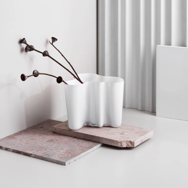 Vase Vase AALTO H 12 Blanc IITTALA