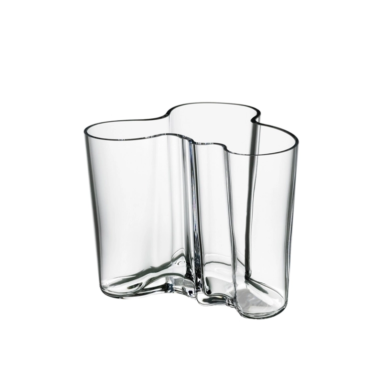 Vase Vase AALTO H 12 Transparent IITTALA