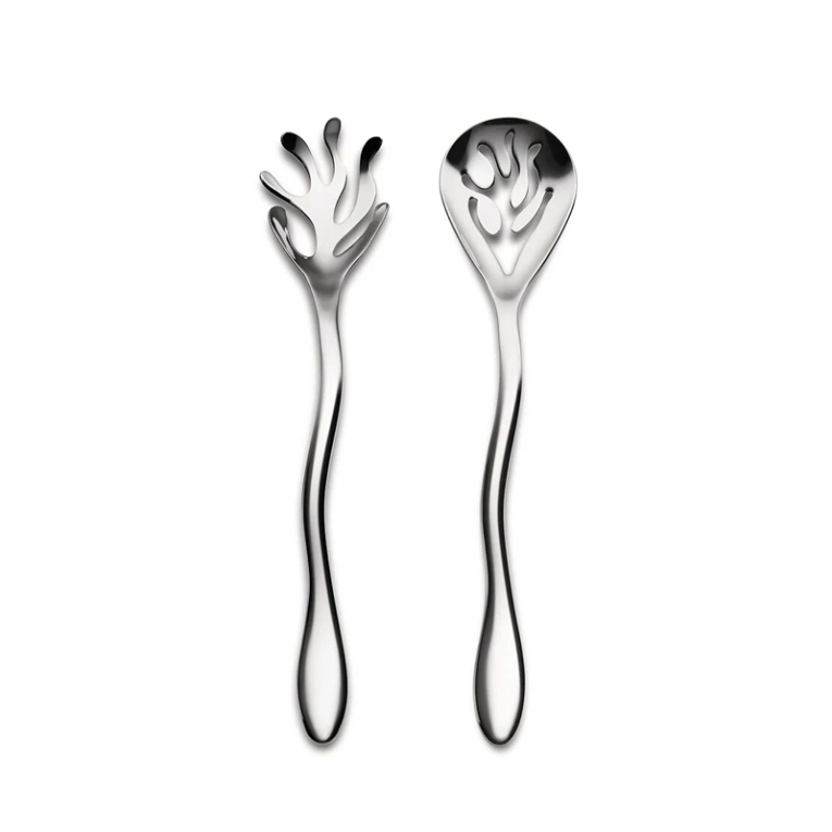 Couvert Couverts à salade MEDITERRANEO Inox ALESSI