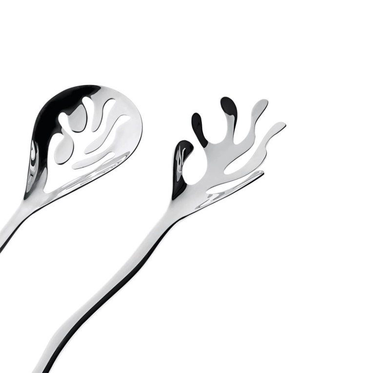Couvert Couverts à salade MEDITERRANEO Inox ALESSI