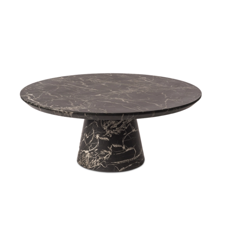 Table basse DISC MARBLE LOOK Noir POLS POTTEN