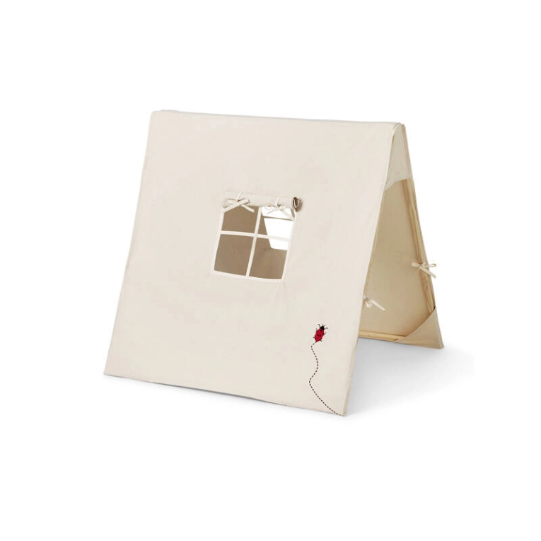 Tipi enfant TENTE enfant coccinelle Crème FERM LIVING