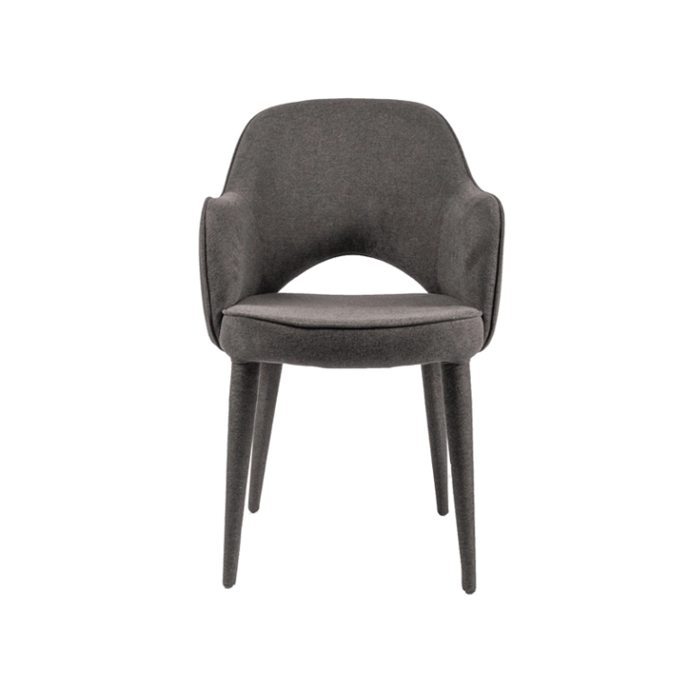 Chaise COSY Gris foncé POLS POTTEN