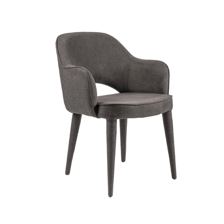 Chaise COSY Gris foncé POLS POTTEN