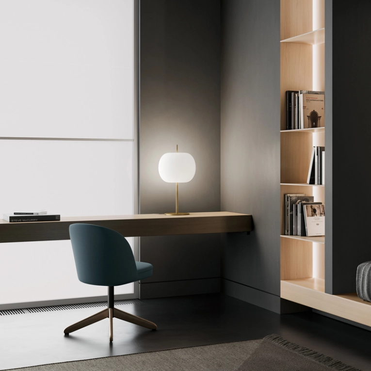 Lampe à poser KUSHI XL TABLE Laiton KDLN