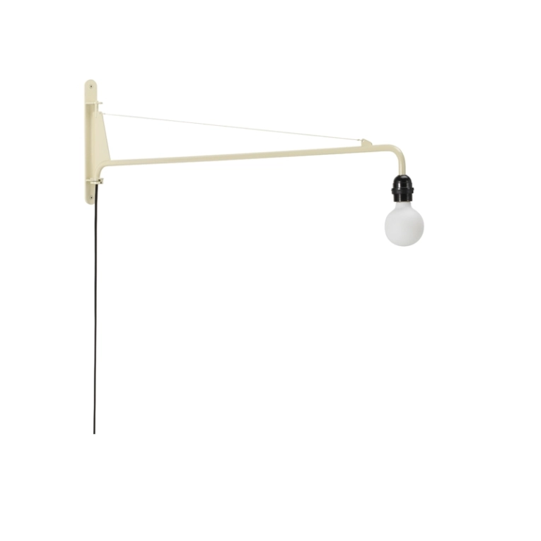 Applique PETITE POTENCE Prouvé Blanc Colombe VITRA