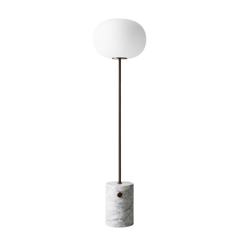 Lampadaire JWDA FLOOR Marbre blanc/ laiton bruni AUDO COPENHAGEN
