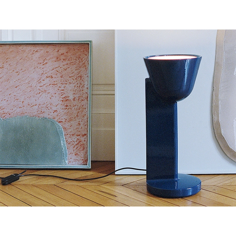 Lampe à poser CÉRAMIQUE DOWN Bleu marine FLOS