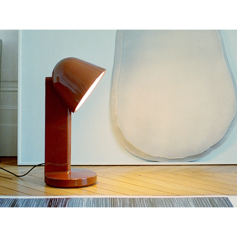 Lampe à poser CÉRAMIQUE UP Rouge rouille  FLOS