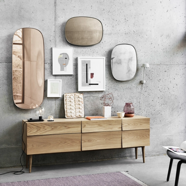 Meuble de rangement REFLECT Bahut large Chêne MUUTO