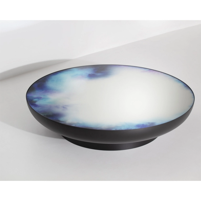 Table basse FRANCIS XL Aquarelle bleu-violet PETITE FRITURE