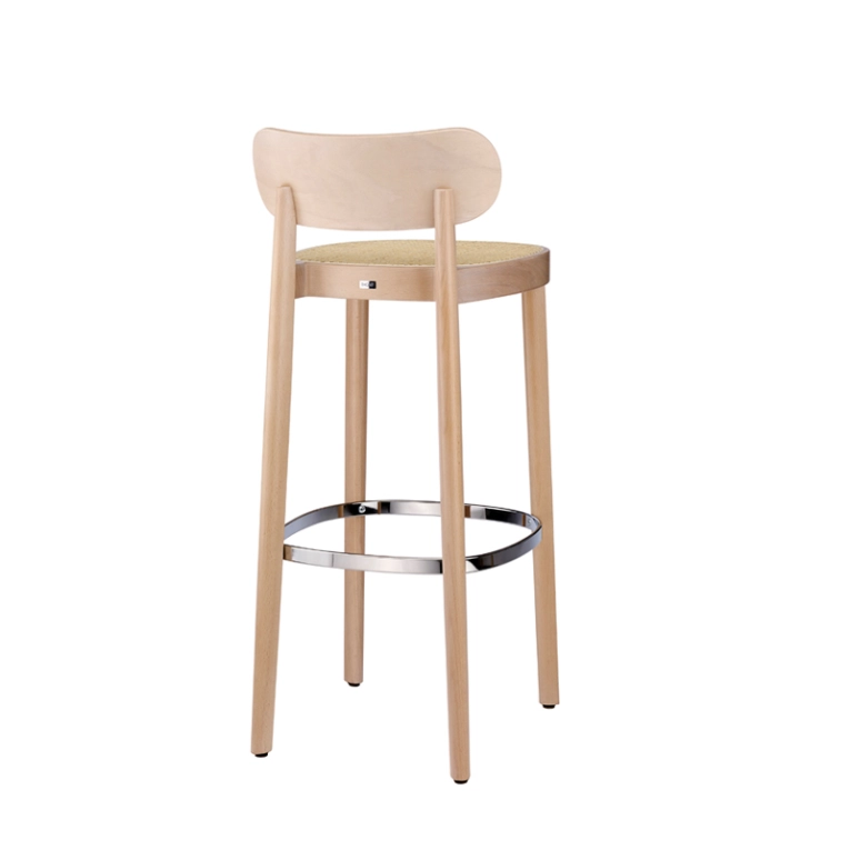 Tabouret haut 118 H Hêtre éclairci THONET