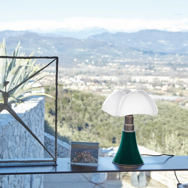 Lampe à poser MINIPIPISTRELLO Vert agave MARTINELLI LUCE