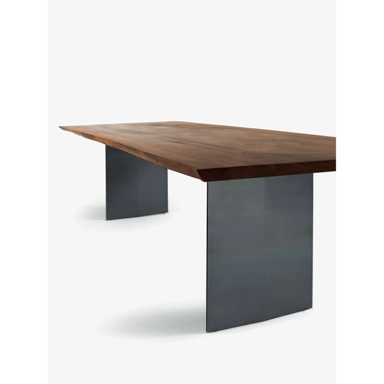 Table SKY-NATURA NATURAL SIDES Noyer / noir RIVA 1920